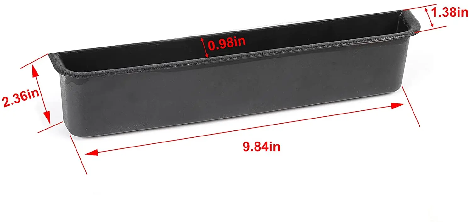 For 2007-2010 Jeep Wrangler JK JKU Passenger Co-Pilot Grab Handle Storage Box Tray Organizer - Image 7