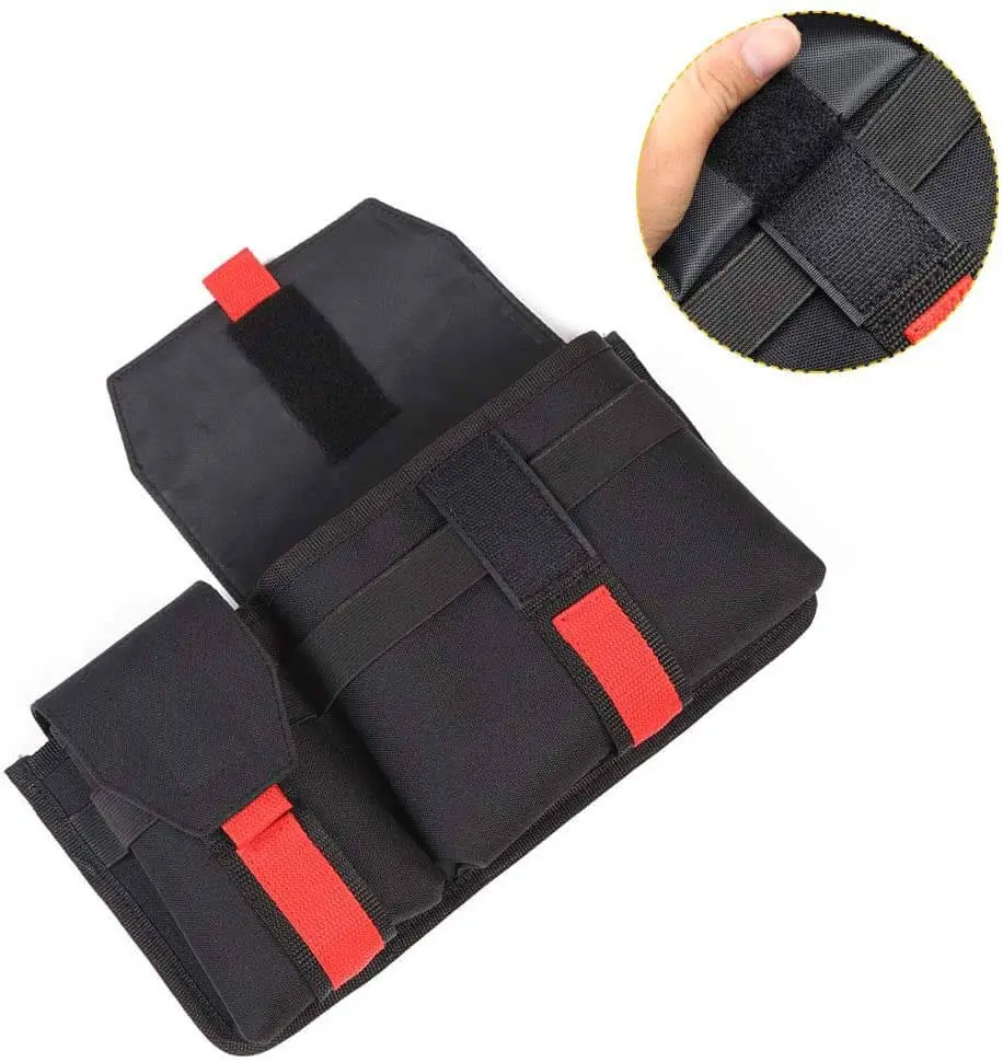 For Jeep Wrangler TJ JK JKU JL JLU Passenger Grab Handles Storage Bag Organizer, 2 in 1 Pocket Multi-Purpose Storage Bag - Image 6