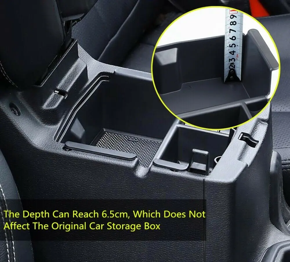 For 2018-2023 Jeep Wrangler JL JLU Co-Pilot Grab Bar/ Armrest Storage Box Divider Plate - Image 7