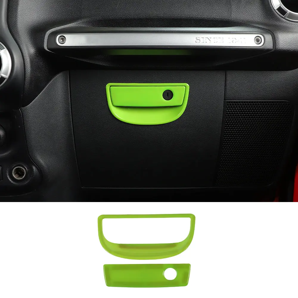For 2007-2018 Jeep Wrangler JK Passenger Storage Glove Box Handle Cover Trim - Image 10