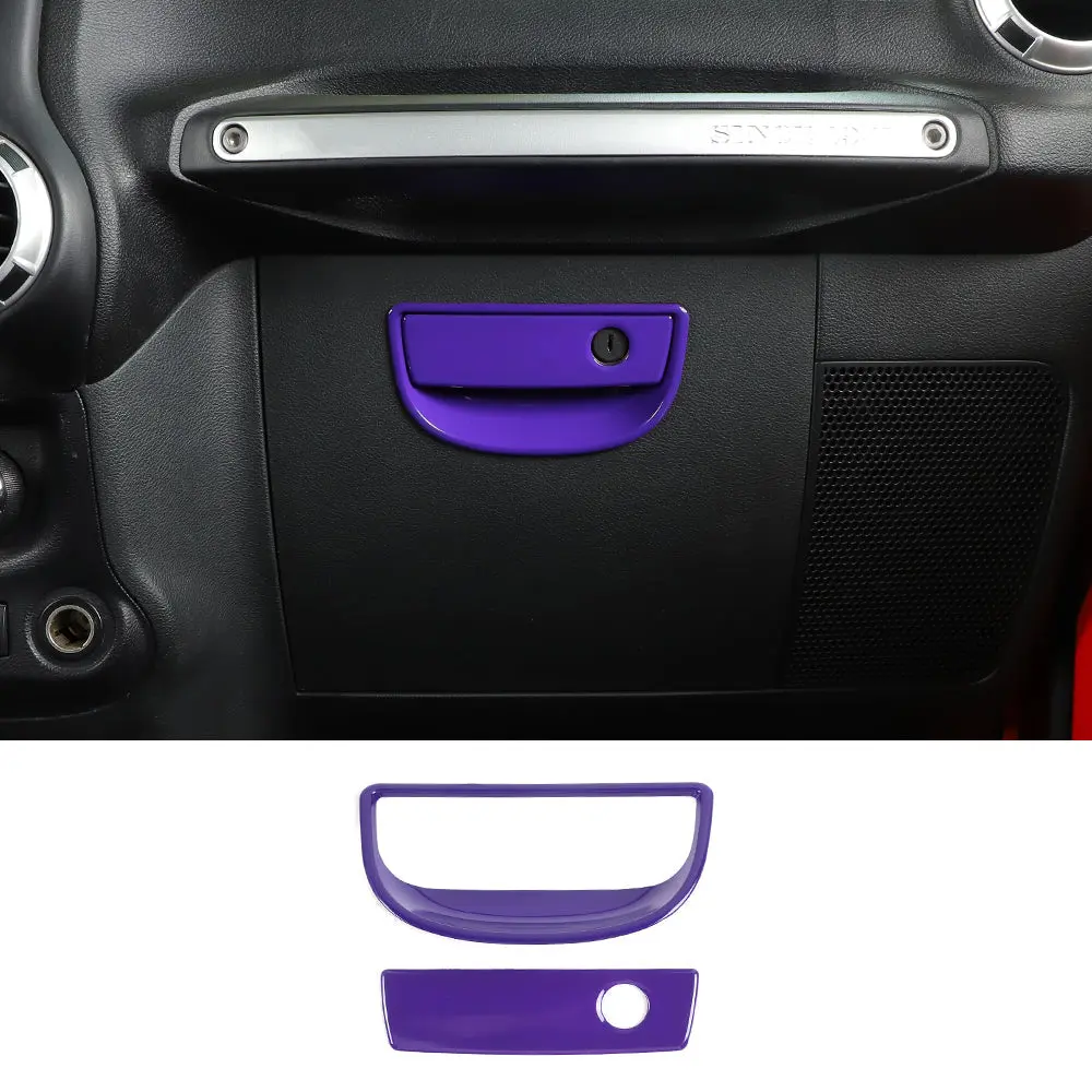 For 2007-2018 Jeep Wrangler JK Passenger Storage Glove Box Handle Cover Trim - Image 12