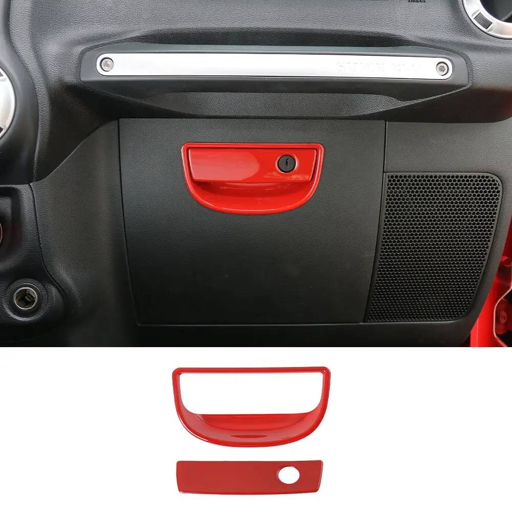 For 2007-2018 Jeep Wrangler JK Passenger Storage Glove Box Handle Cover Trim - Image 13