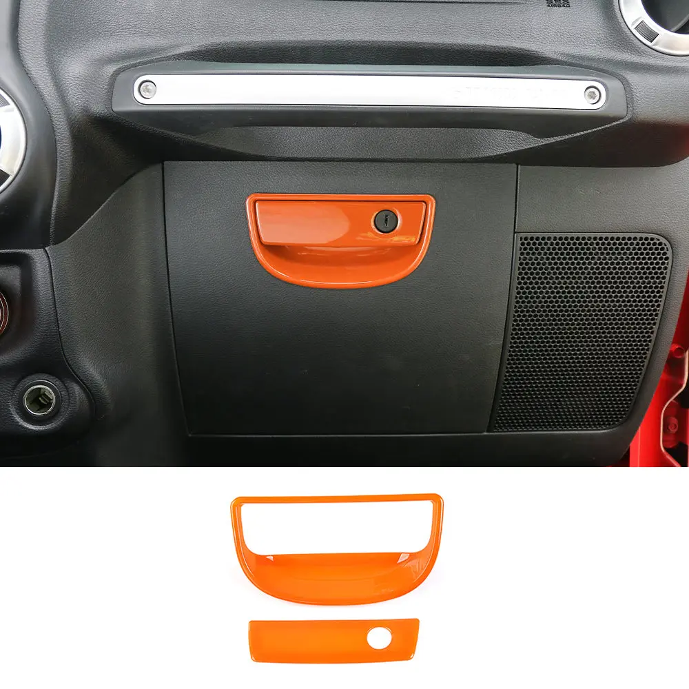 For 2007-2018 Jeep Wrangler JK Passenger Storage Glove Box Handle Cover Trim - Image 17