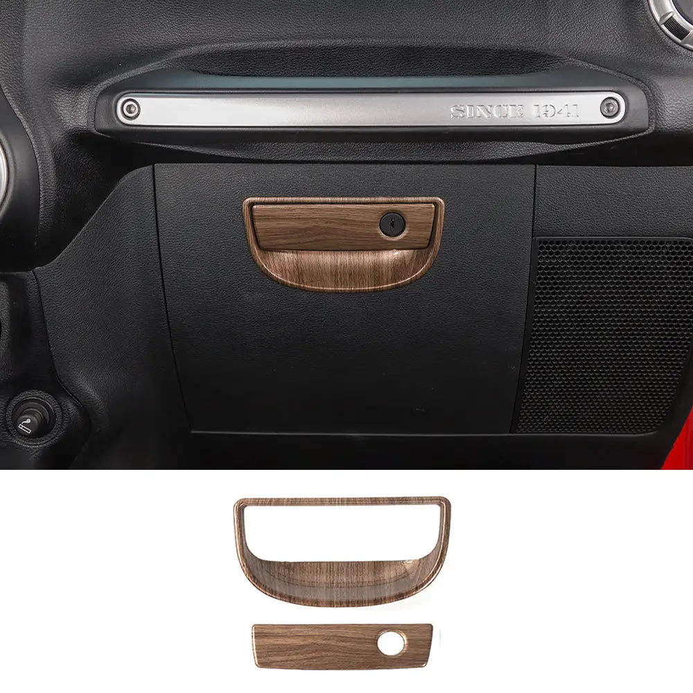 For 2007-2018 Jeep Wrangler JK Passenger Storage Glove Box Handle Cover Trim - Image 19