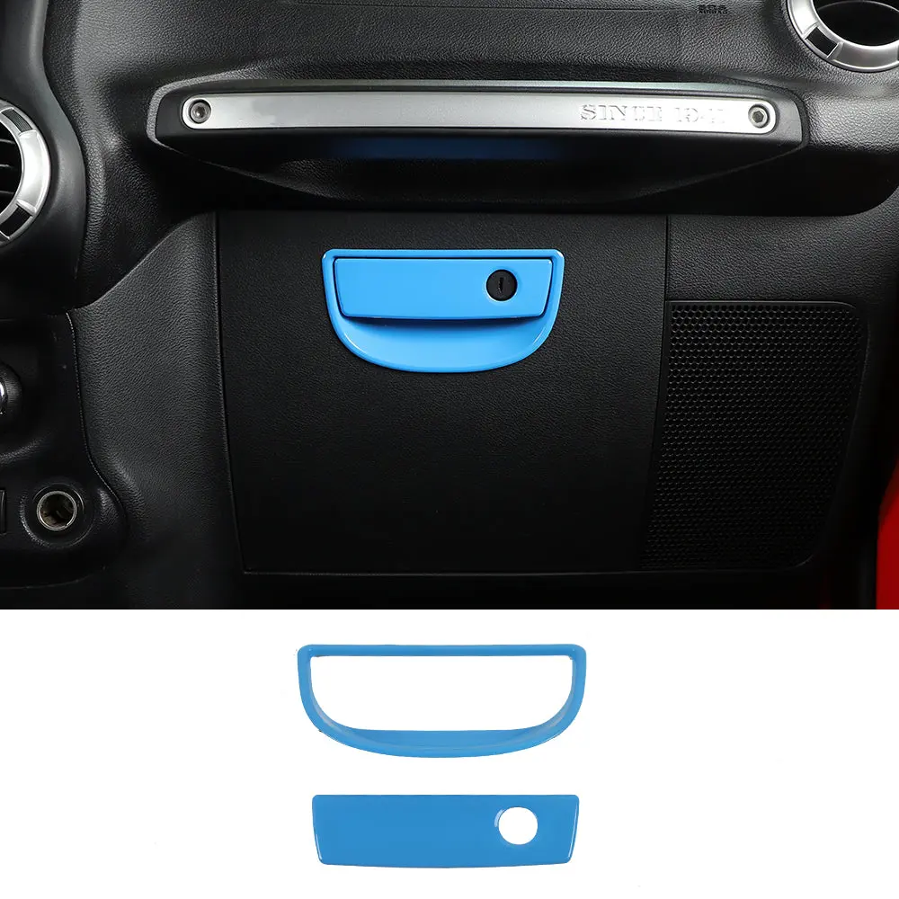For 2007-2018 Jeep Wrangler JK Passenger Storage Glove Box Handle Cover Trim - Image 20