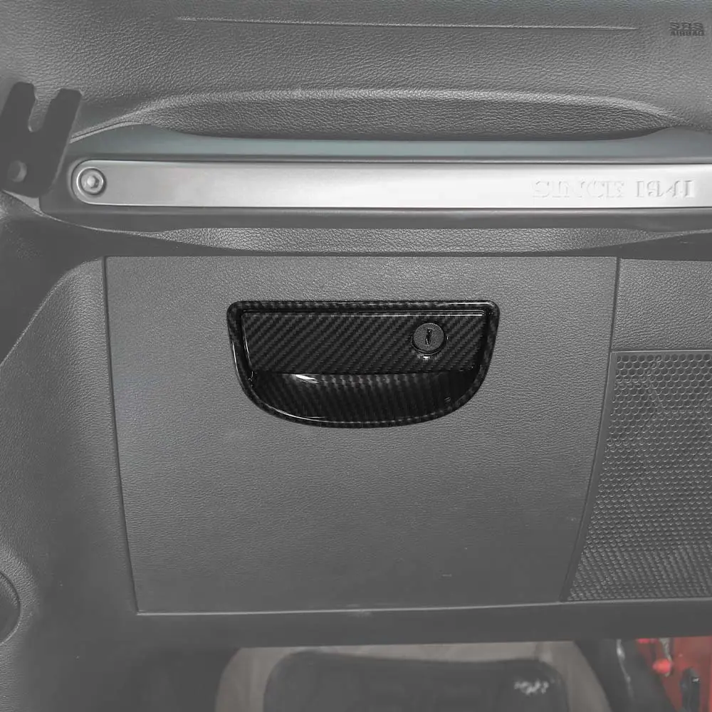 For 2007-2018 Jeep Wrangler JK Passenger Storage Glove Box Handle Cover Trim - Image 3