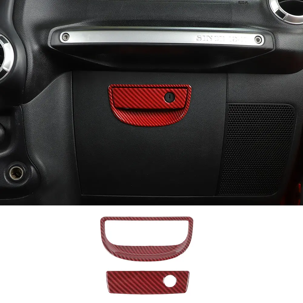 For 2007-2018 Jeep Wrangler JK Passenger Storage Glove Box Handle Cover Trim - Image 9