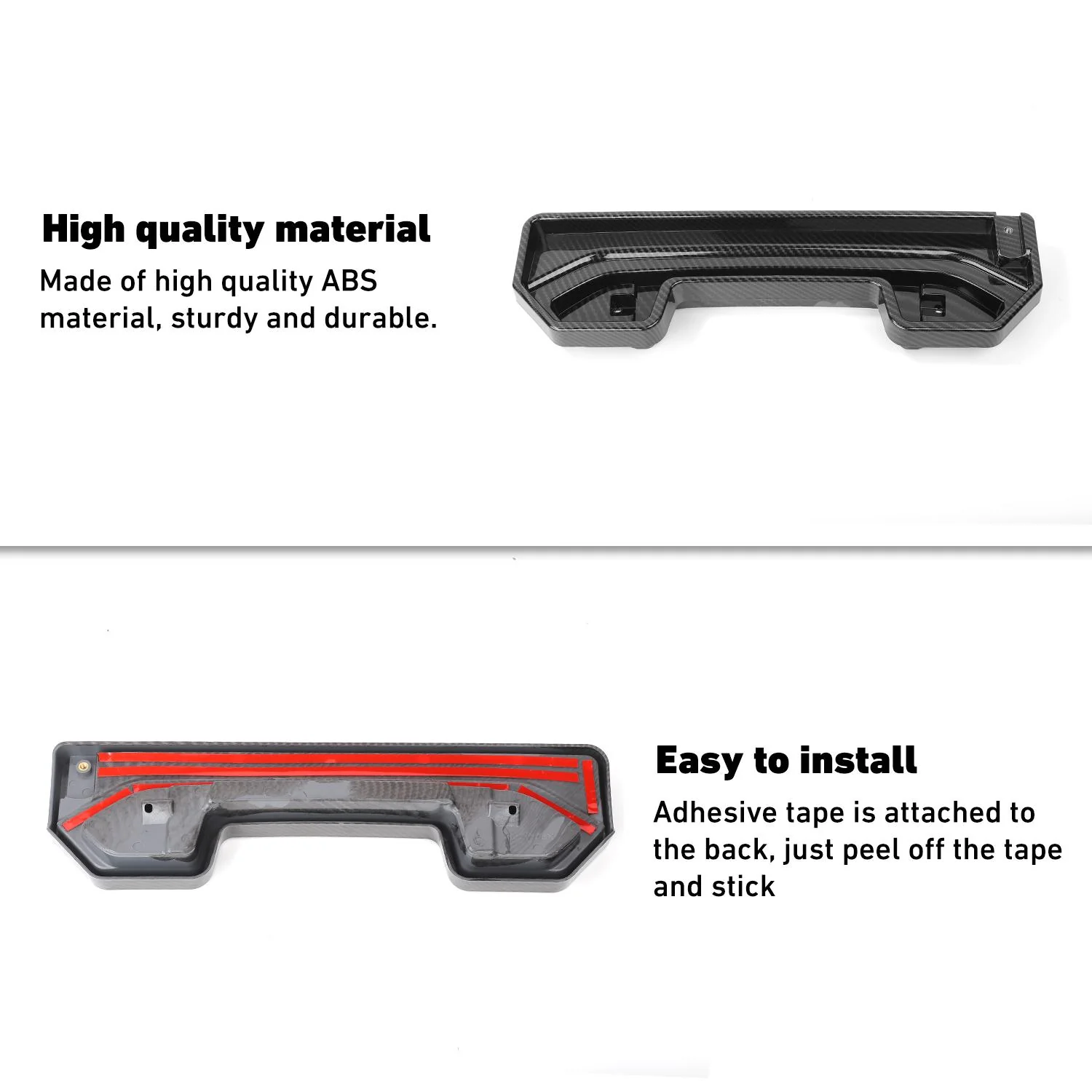 For 2021-2023 Jeep Wrangler JL/Gladiator JT 4Xe Dash Storage Tray Phone Holder Base Mount - Image 6