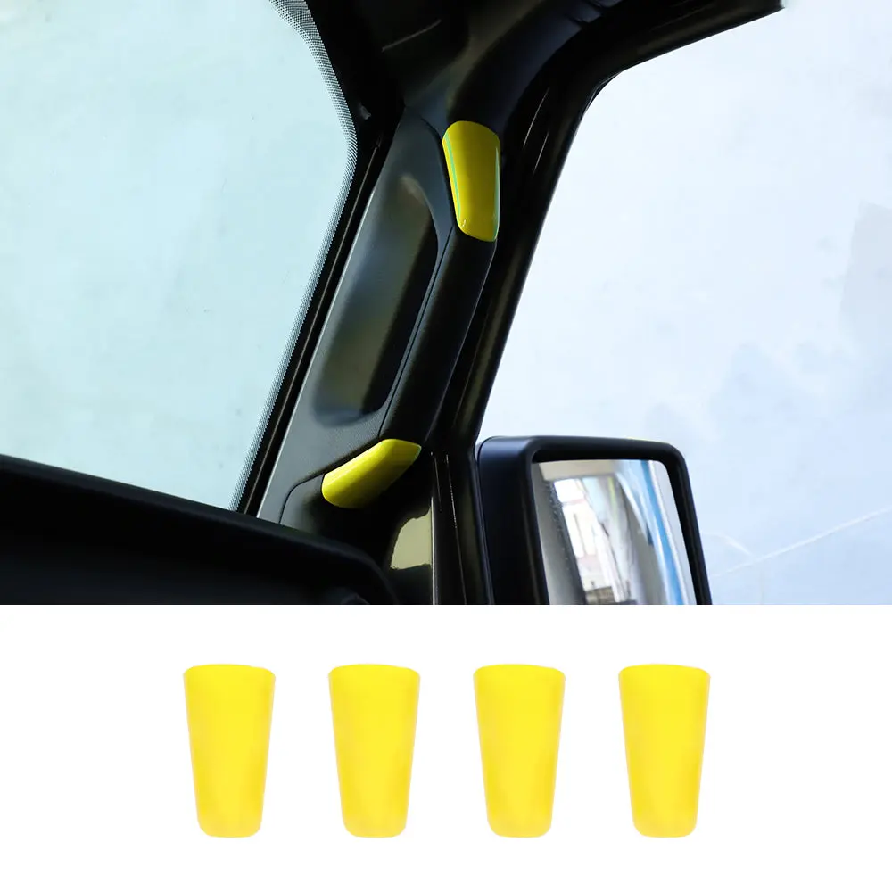 For 2018-2023 Jeep Wrangler JL Gladiator JT 2 Door Pillar A&B Grab Handles Decoration ABS Trim Cover - Image 11