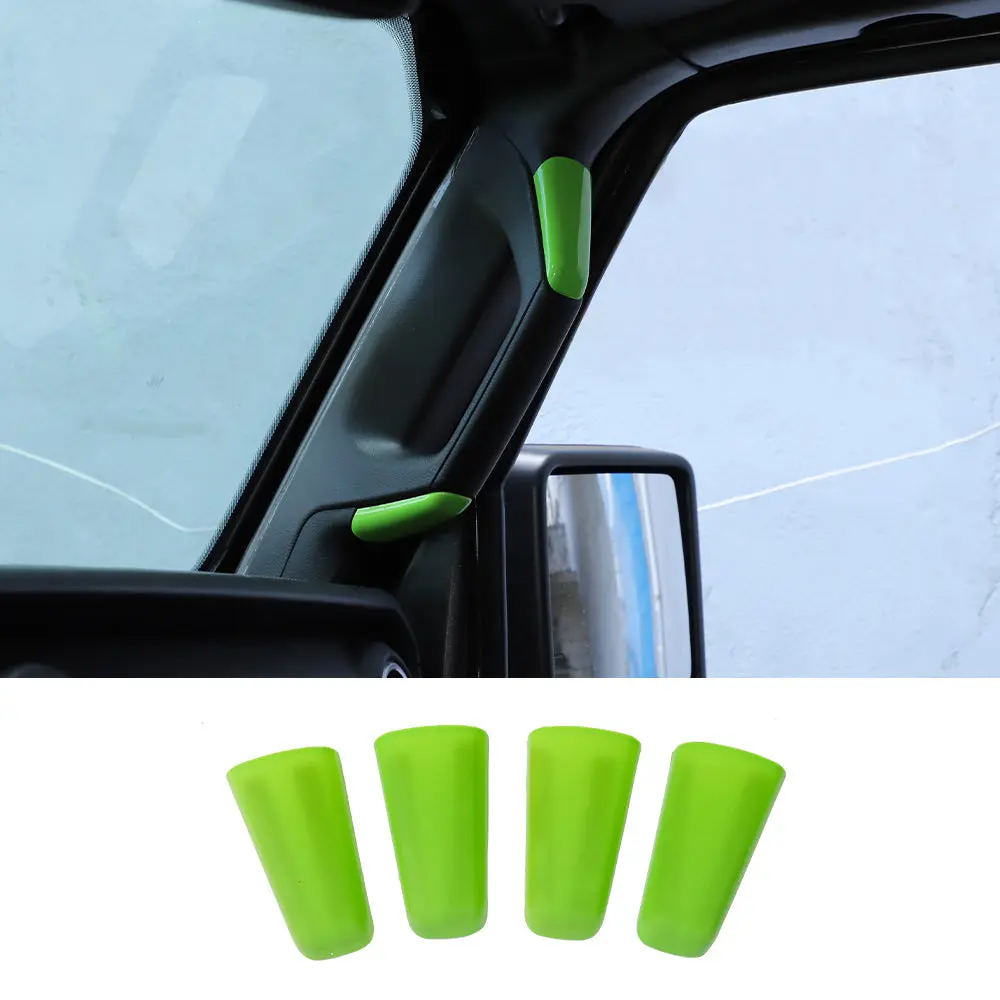 For 2018-2023 Jeep Wrangler JL Gladiator JT 2 Door Pillar A&B Grab Handles Decoration ABS Trim Cover - Image 16