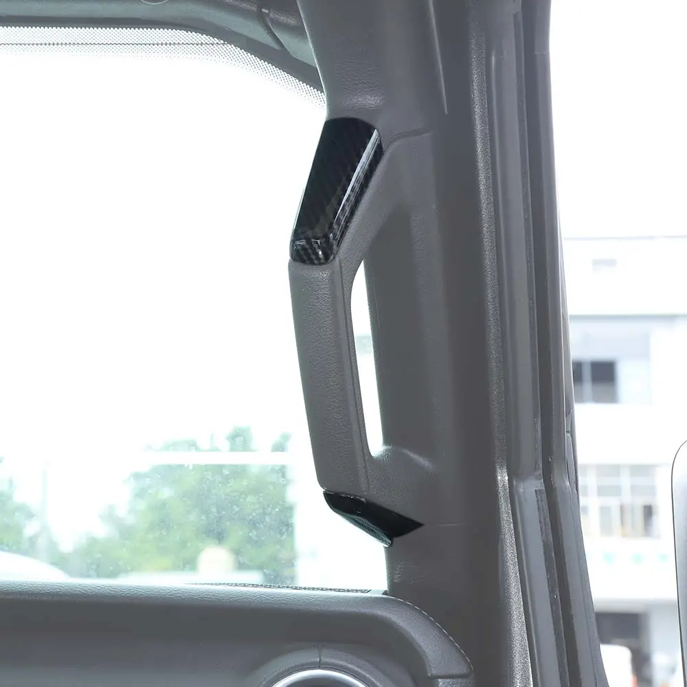 For 2018-2023 Jeep Wrangler JL Gladiator JT 2 Door Pillar A&B Grab Handles Decoration ABS Trim Cover - Image 3