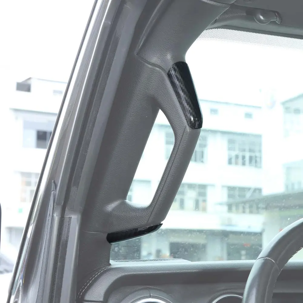 For 2018-2023 Jeep Wrangler JL Gladiator JT 2 Door Pillar A&B Grab Handles Decoration ABS Trim Cover - Image 4