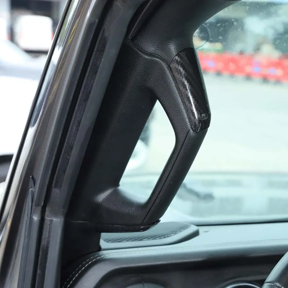 For 2018-2023 Jeep Wrangler JL Gladiator JT 2 Door Pillar A&B Grab Handles Decoration ABS Trim Cover - Image 5