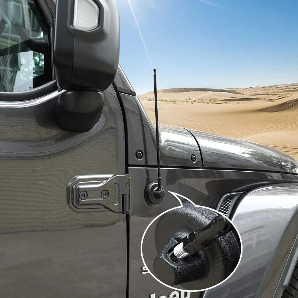 For 2007-2023 Jeep Wrangler JK & JL & Gladiator JT FM/AM Radio Antenna Flexible - Image 3