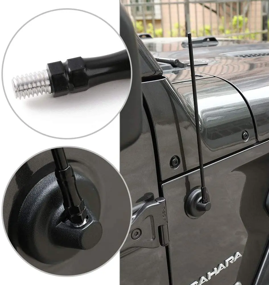 For 2007-2023 Jeep Wrangler JK & JL & Gladiator JT FM/AM Radio Antenna Flexible - Image 4