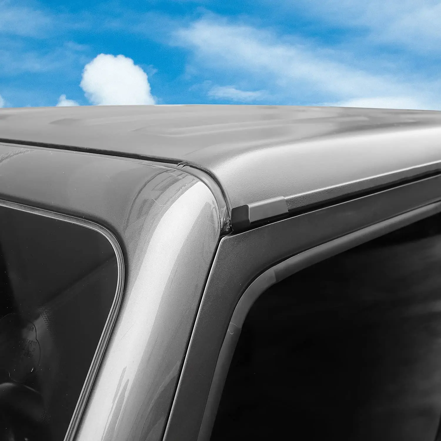 For 2018+ Jeep Wrangler JL JLU & Gladiator JT Rainwater Guard Deflector & Gutter Diverter (only fit Hard Tops) - Image 7
