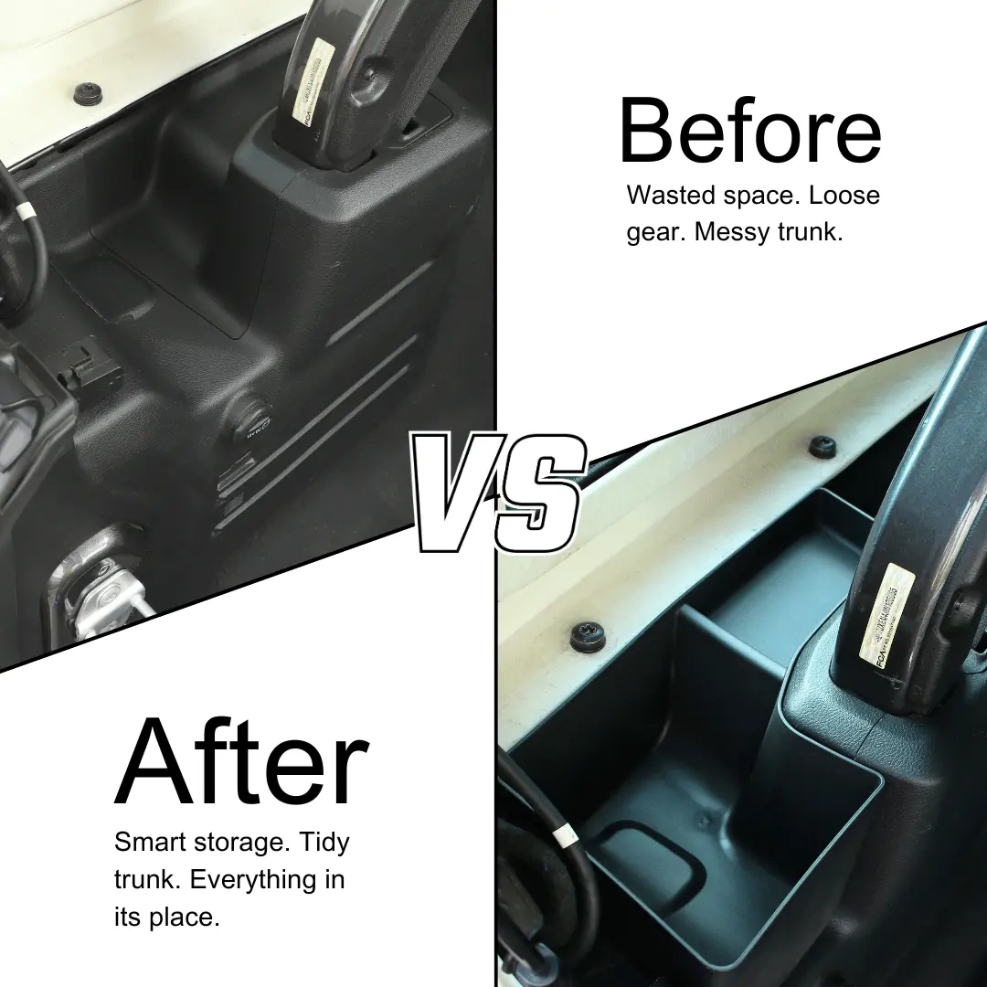 For 2018–2023 Jeep Wrangler JL JLU 4-Door Wheel Well Storage Box – Rear Trunk Side Organizer - Image 2