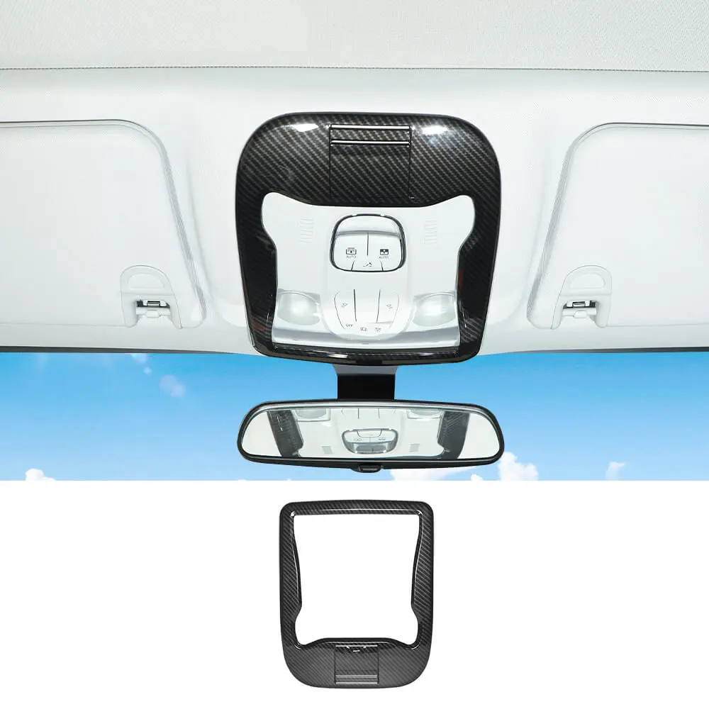 For 2015+ Jeep Renegade Reading Light Lamp Frame Trim Decor With Card Slot - Image 13