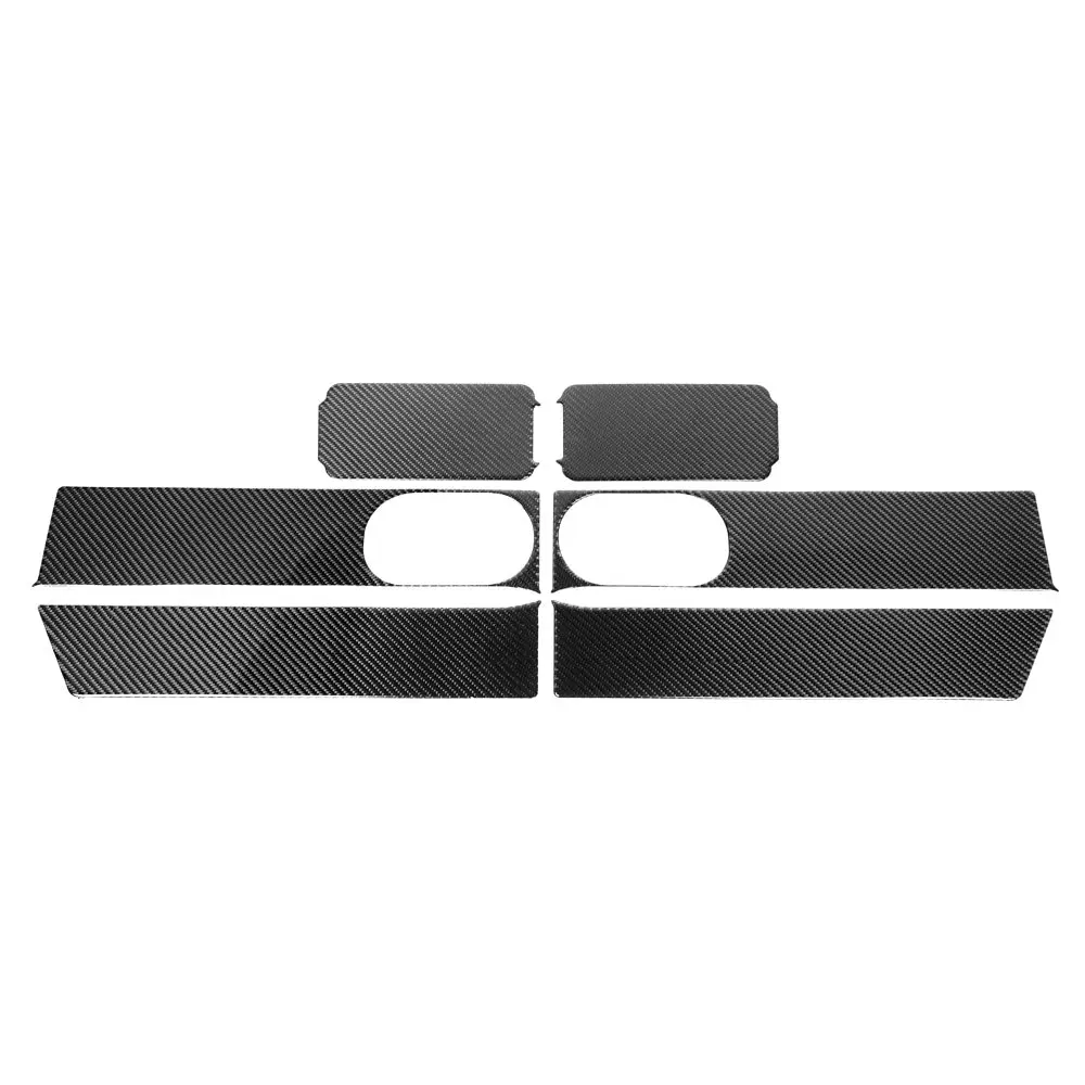 For 2007-2010 Jeep Wrangler JK JKU Real Carbon Fiber Inner Front Door Panel Trim Kit - Image 7