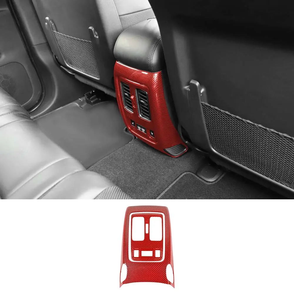 For 2011-2021 Jeep Grand Cherokee WK2 Rear Air Vent Outlet Cover Trim Decor - Image 10