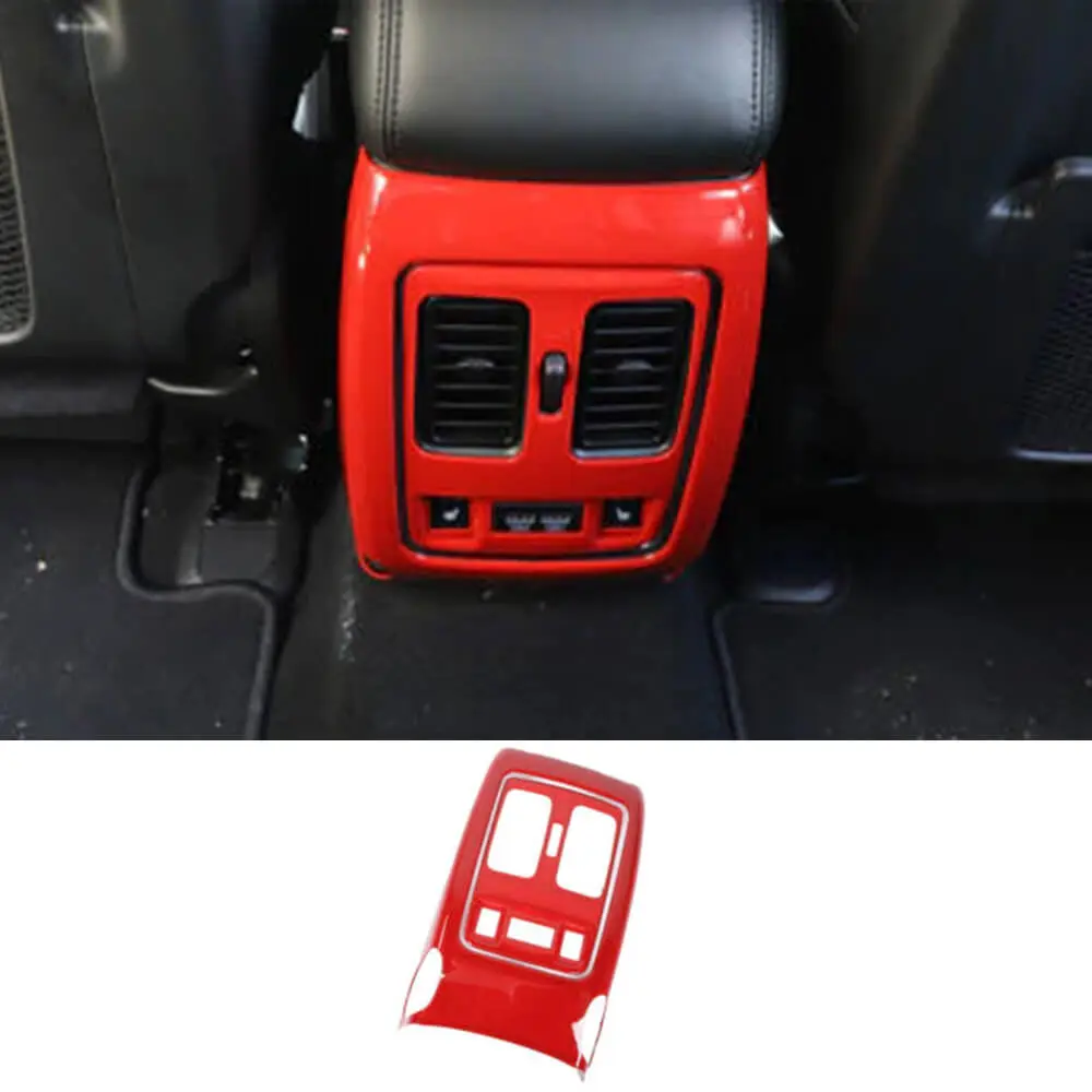 For 2011-2021 Jeep Grand Cherokee WK2 Rear Air Vent Outlet Cover Trim Decor - Image 8