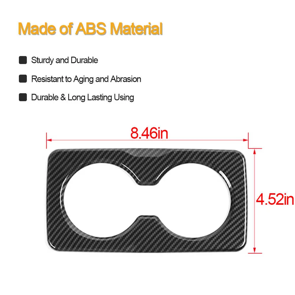 For 2014+ Jeep Cherokee Rear Armrest Cup Holder Panel Trim Cover - Image 6