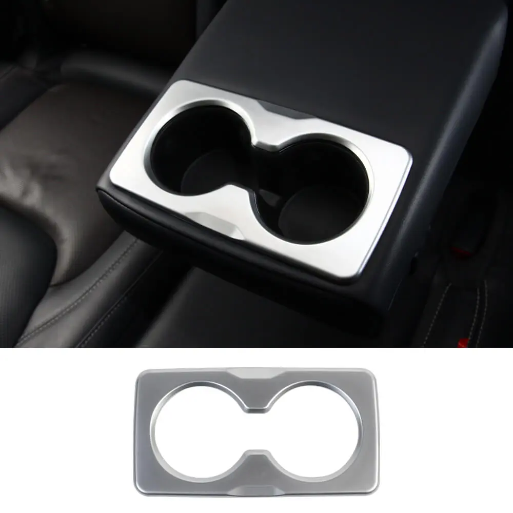 For 2018+ Jeep Wrangler JL JLU & Gladiator JT Rear Armrest Water Cup Holder Panel Cover Trim