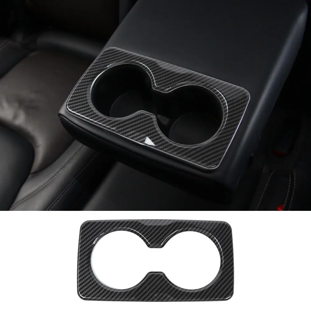 For 2018+ Jeep Wrangler JL JLU & Gladiator JT Rear Armrest Water Cup Holder Panel Cover Trim - Image 8