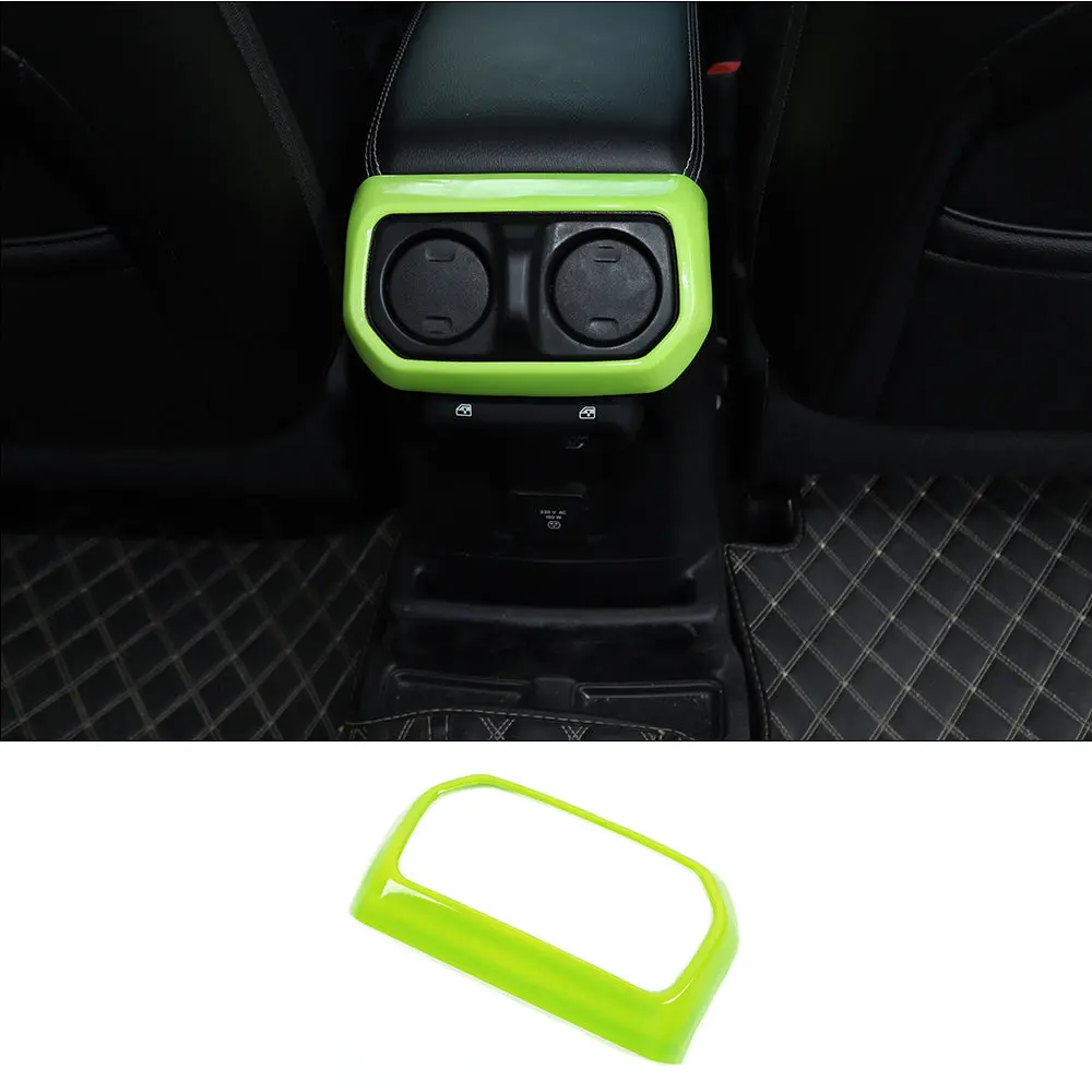 For 2018+ Jeep Wrangler JL JLU Gladiator JT Rear Back Seat Air Vents Trim Cover Bezel - Image 14