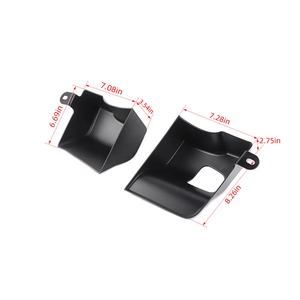 For 2024+ Jeep Wrangler JLU 4Door Rear Cargo Trunk Both Side Storage Box Organizer Tray - Image 8