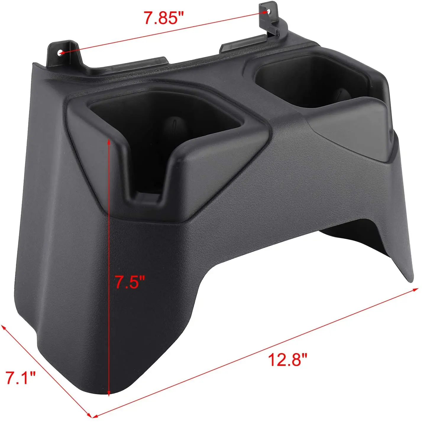For 2018+ Jeep Wrangler JL JLU, Gladiator JT Rear Seat Cup Holder Floor Console Mounted Drink Holders Storage Box - Image 4