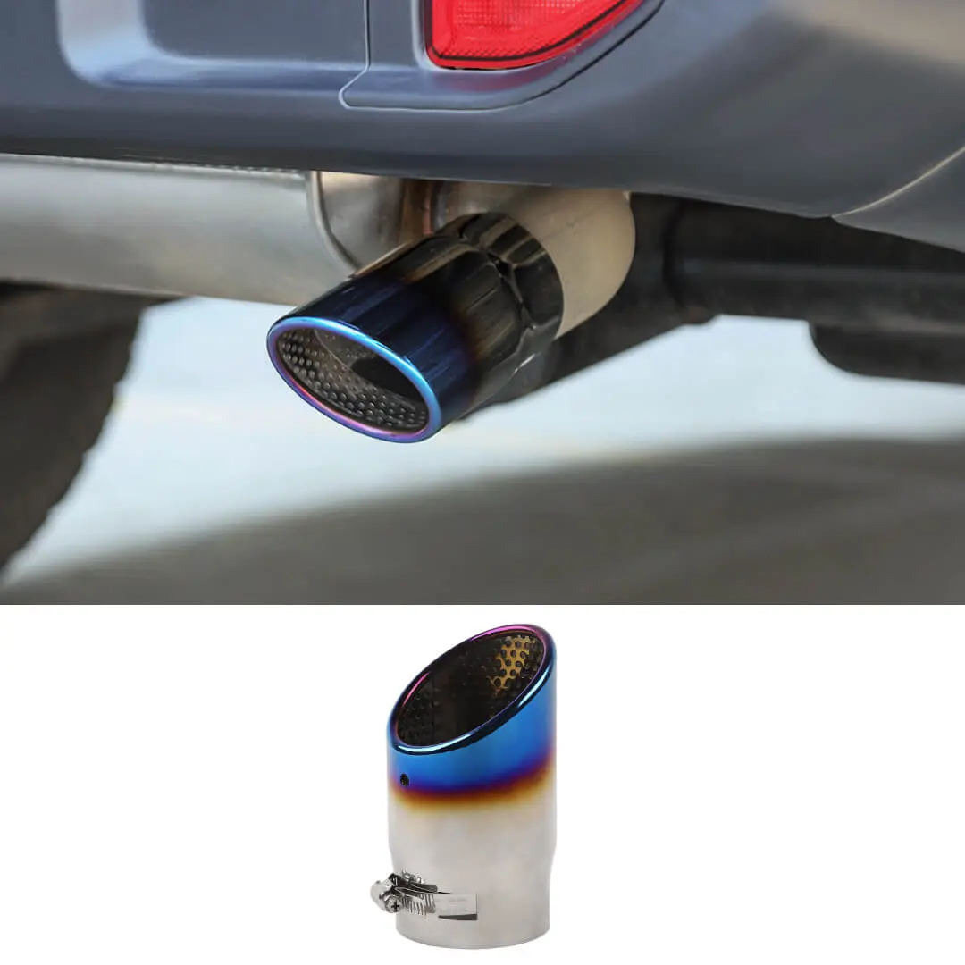 For 2017+ Jeep Wrangler JL & Compass Rear Exhaust Muffler End Tail Pipe Outlet Tips - Image 9