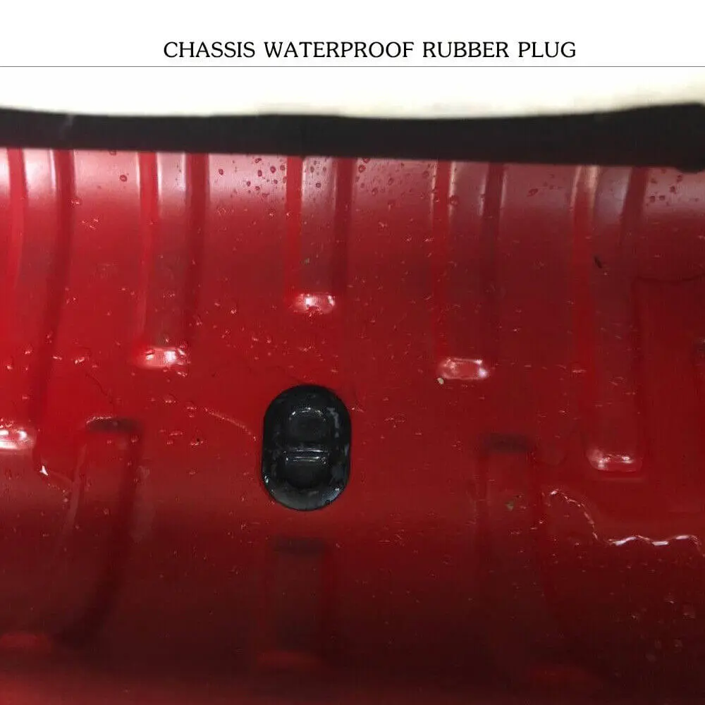 For 2007+ Wrangler JK JL & Gladiator JT Drain Plugs, Rear Floor Pan Body Plugs Rubber - Image 3