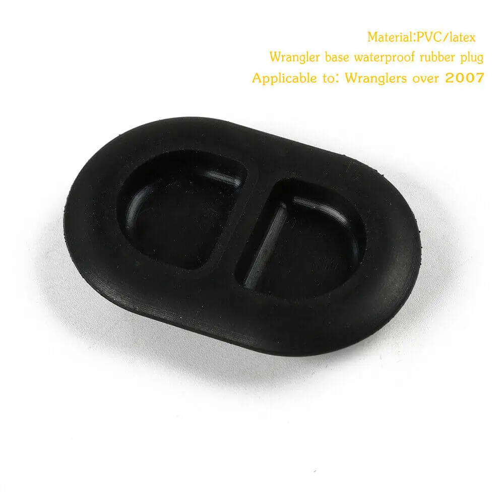 For 2007+ Wrangler JK JL & Gladiator JT Drain Plugs, Rear Floor Pan Body Plugs Rubber - Image 5