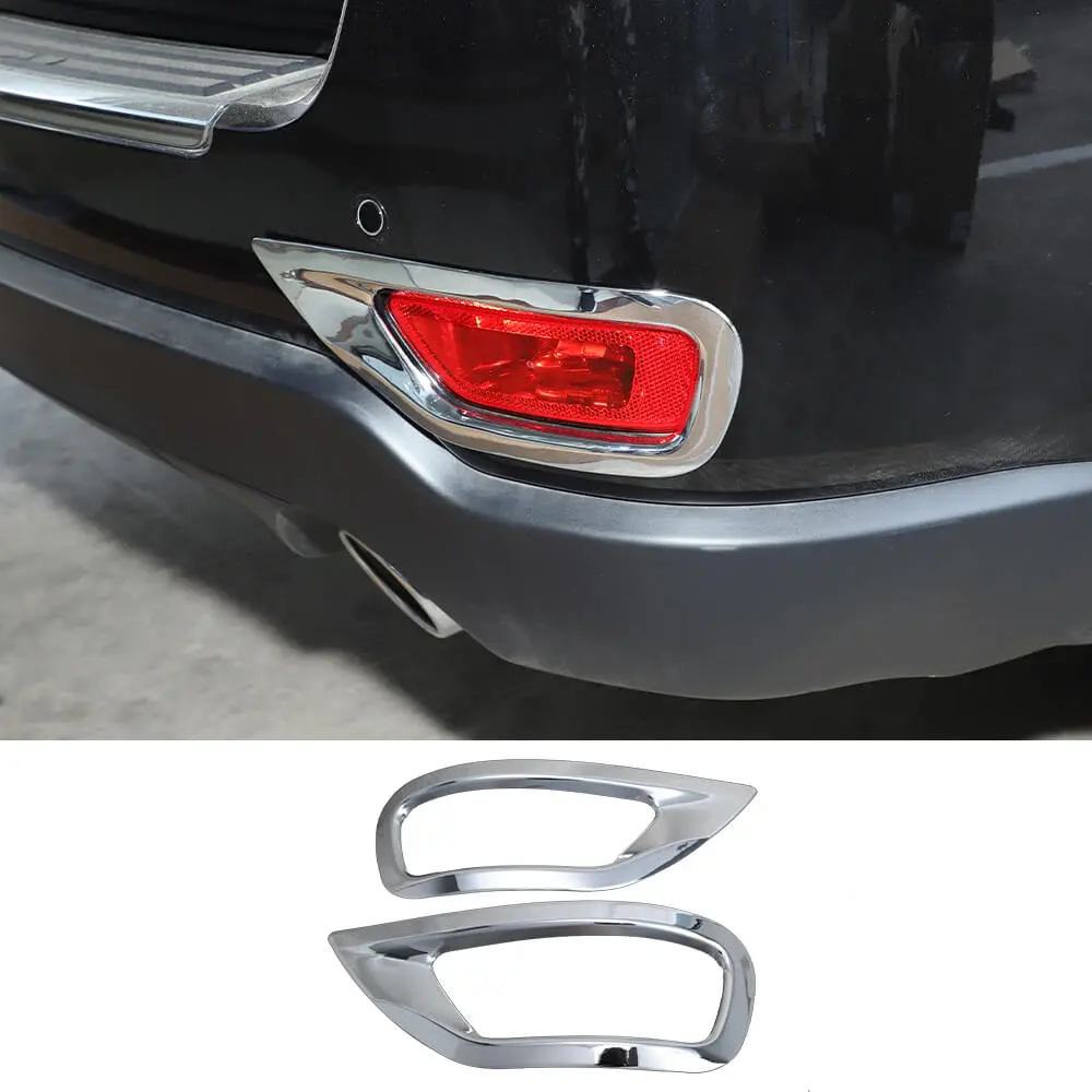 For 2011-2021 Jeep Grand Cherokee WK2 Rear Fog Lamp Frame Cover Decor Trim