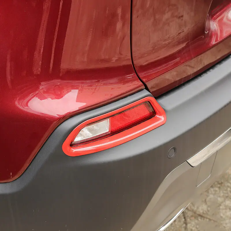 For 2019+ Jeep Cherokee Rear Fog Light Lamp Trim Bezel Decor - Image 3