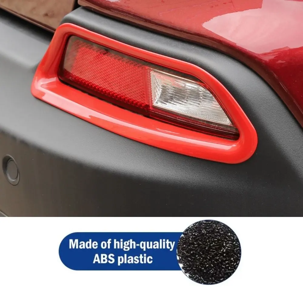 For 2019+ Jeep Cherokee Rear Fog Light Lamp Trim Bezel Decor - Image 7