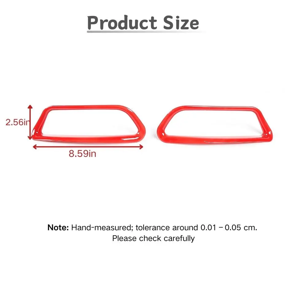 For 2019+ Jeep Cherokee Rear Fog Light Lamp Trim Bezel Decor - Image 9