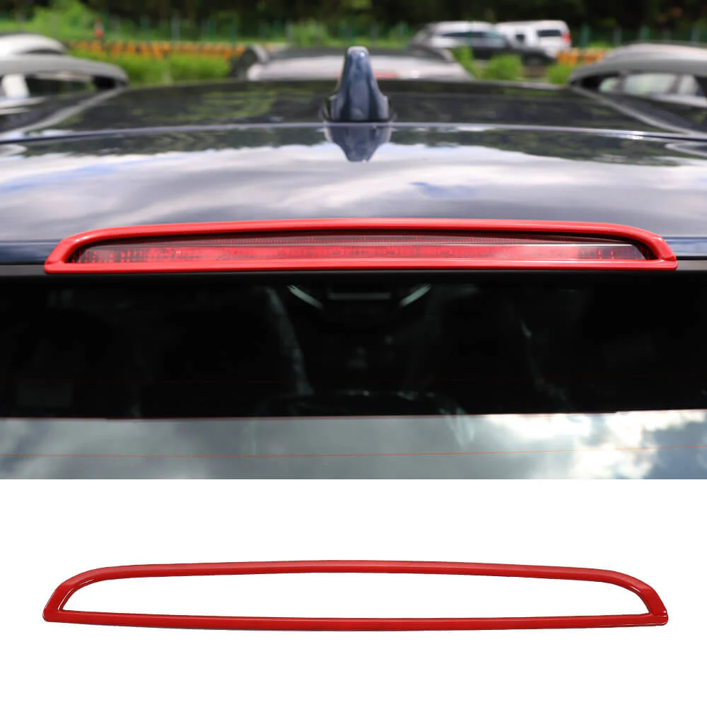 For 2014+ Jeep Cherokee Rear High Brake Light Bezels Ring Trim