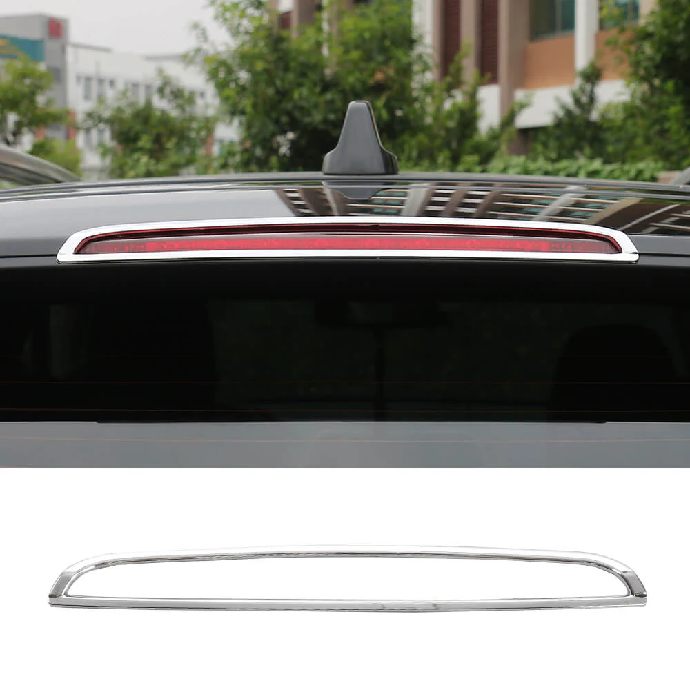 For 2014+ Jeep Cherokee Rear High Brake Light Bezels Ring Trim - Image 8