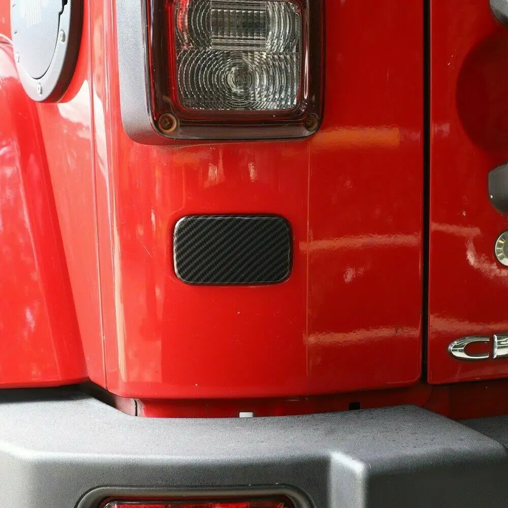 For 2007-2018 Jeep Wrangler JK JKU Rear License Plate Deletion Panel Bracket Delete Trim - Image 4