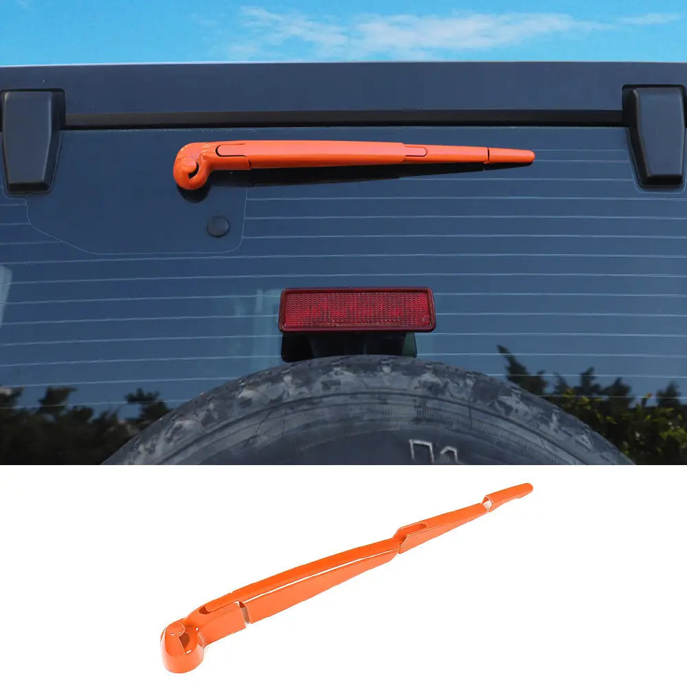 For 2007-2018 Jeep Wrangler JK JKU Rear Rain Windscreen Window Wiper Cover Trim - Image 12