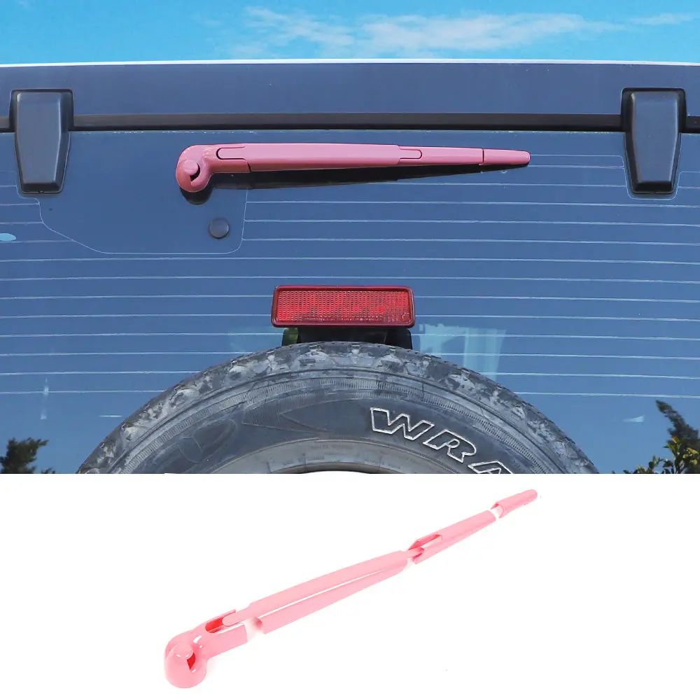 For 2007-2018 Jeep Wrangler JK JKU Rear Rain Windscreen Window Wiper Cover Trim - Image 13