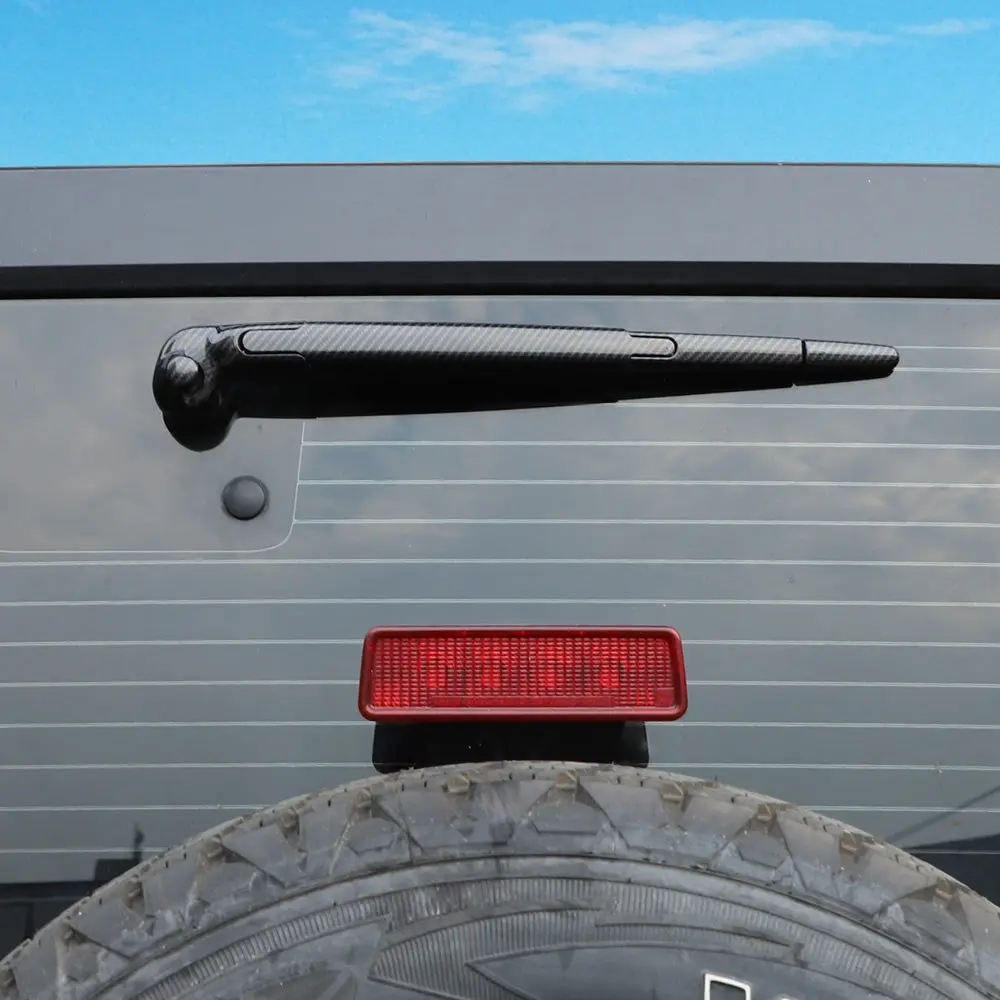 For 2007-2018 Jeep Wrangler JK JKU Rear Rain Windscreen Window Wiper Cover Trim - Image 4