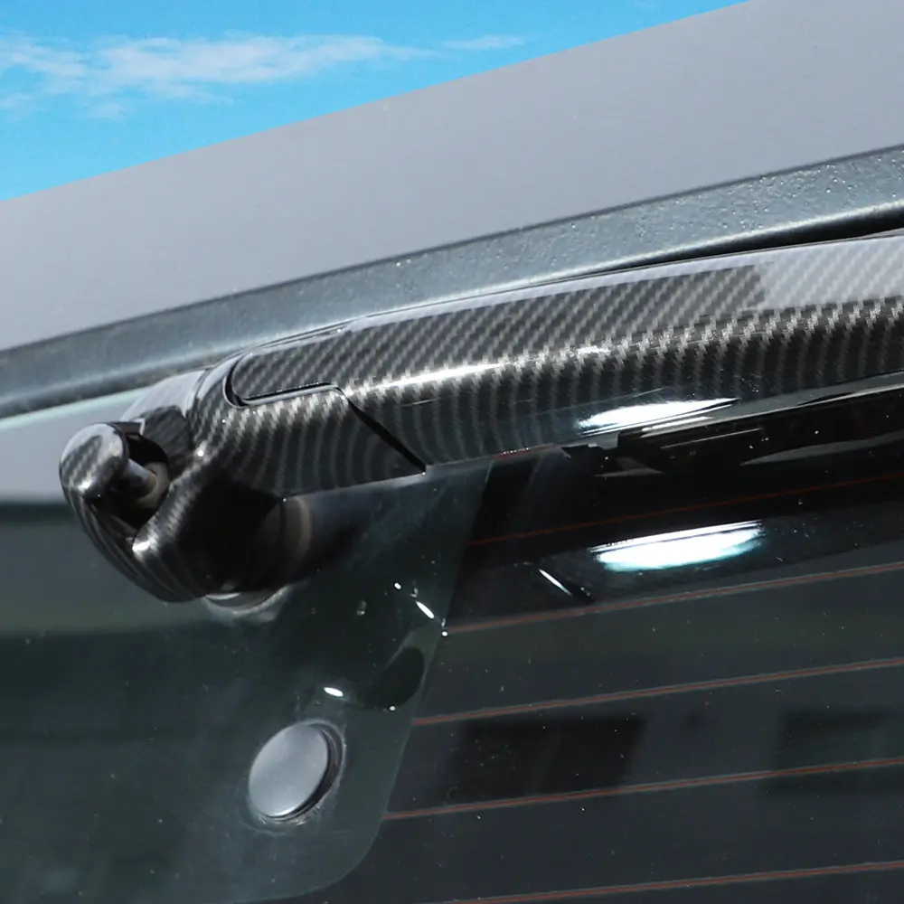 For 2007-2018 Jeep Wrangler JK JKU Rear Rain Windscreen Window Wiper Cover Trim - Image 7
