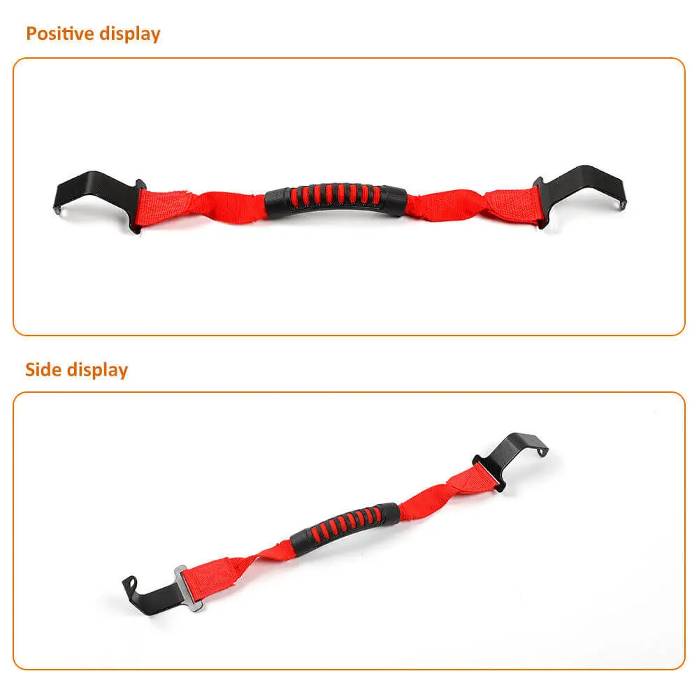 For 2018+ Jeep Wrangler JL & Gladiator JT 2x Rear Roll Bar Grab Handle Grip Handles - Image 5