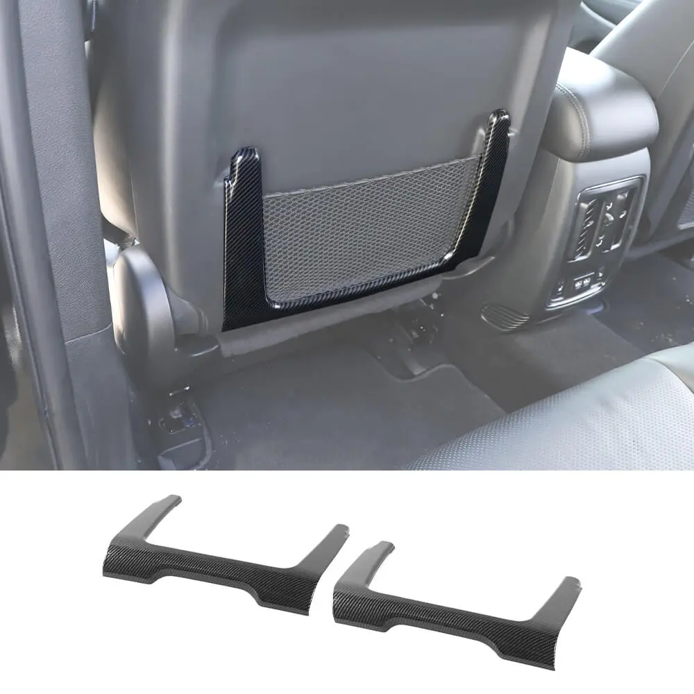 For 2011-2021 Jeep Grand Cherokee WK2 Rear Seat Back Storage Mesh Cover Trim