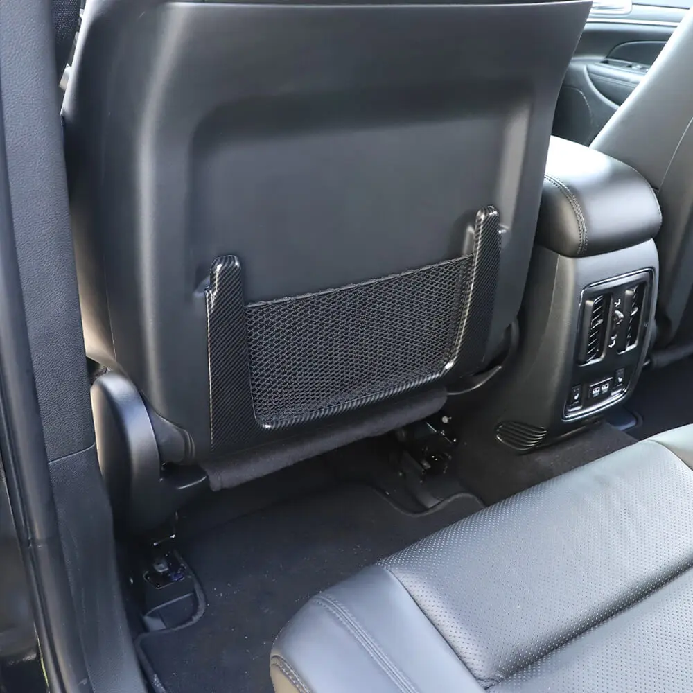 For 2011-2021 Jeep Grand Cherokee WK2 Rear Seat Back Storage Mesh Cover Trim - Image 3
