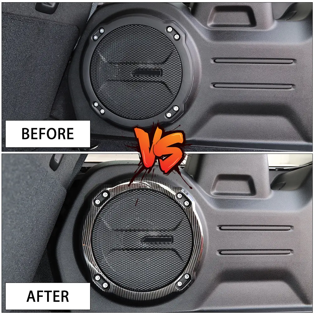 For 2018+ Jeep Wrangler JL Rubicon Rear Subwoofer Speaker Cover Trim - Image 2