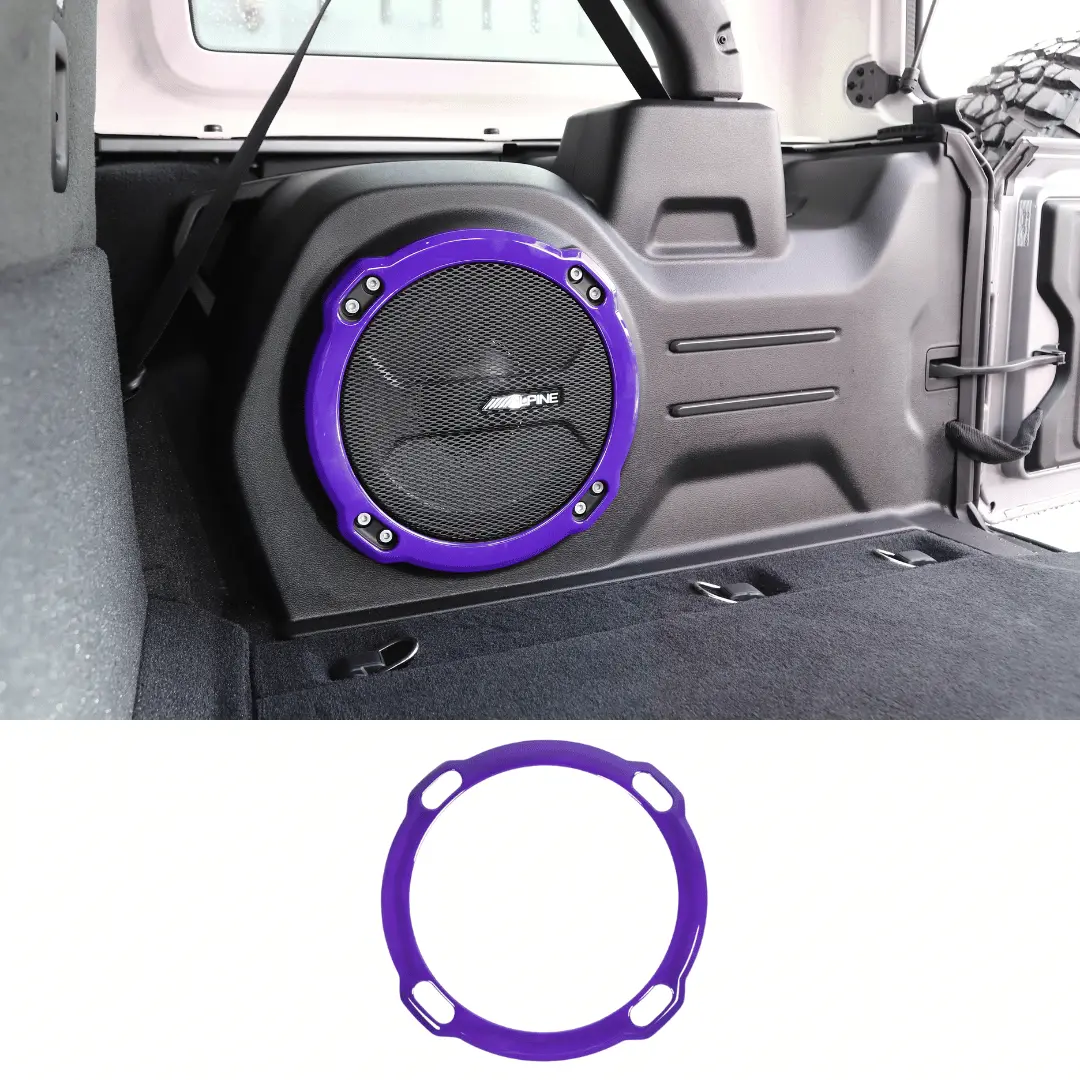 For 2018+ Jeep Wrangler JL Rubicon Rear Subwoofer Speaker Cover Trim - Image 9